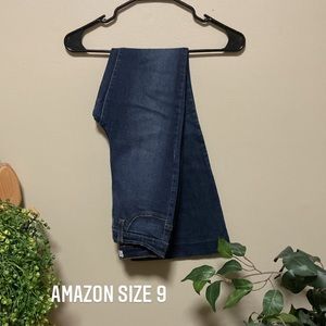 high rise flare jeans